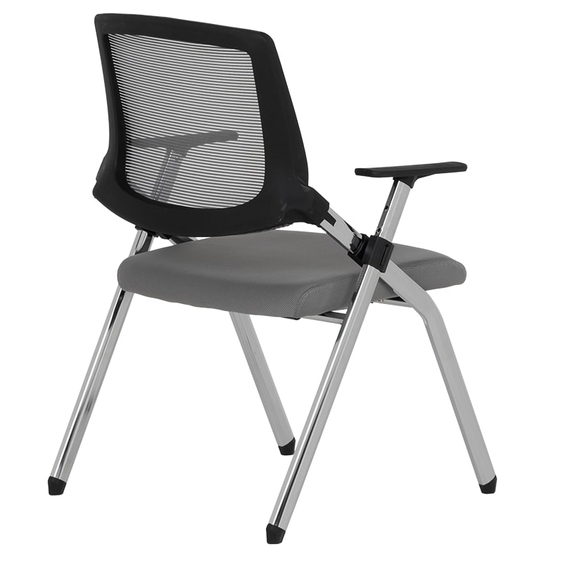 Сгъваем посетителски офис стол Carmen 1704 сив